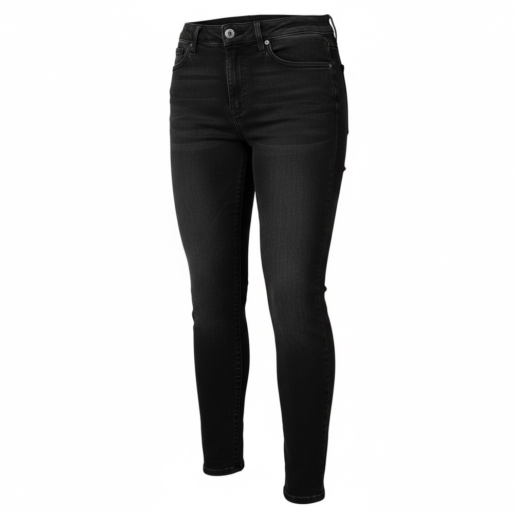 Vintage Gloria Vanderbilt Women's Black Straight Leg Jeans
